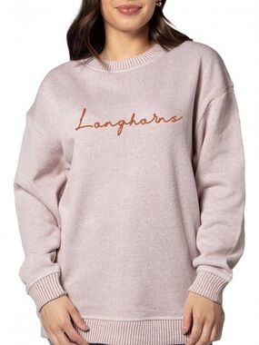 Texas Longhorns Women’s Burnt Orange Warm Up Crew Sweatshirt